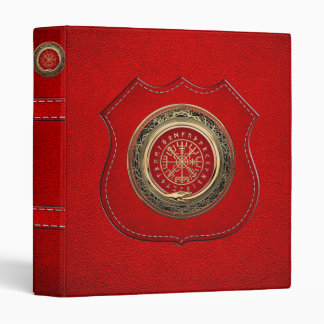 [100] Vegvisir - Viking Gold Magic Runic Compass Binder