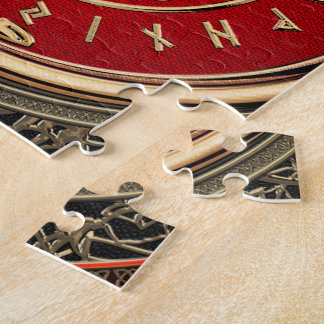 [100] Vegvisir - Viking Gold Magic Runic Compass Jigsaw Puzzle