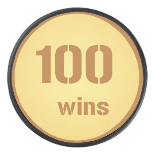 100 victoires Hockey Puck