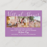 100 Virtual Shower PHOTO Wedding Live Chat Budget