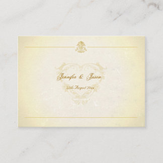 100 Wedding Enclosures Vintage Parchment Paper Enclosure Card