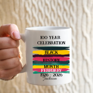 100 year celebration black history month 2026 coffee mug