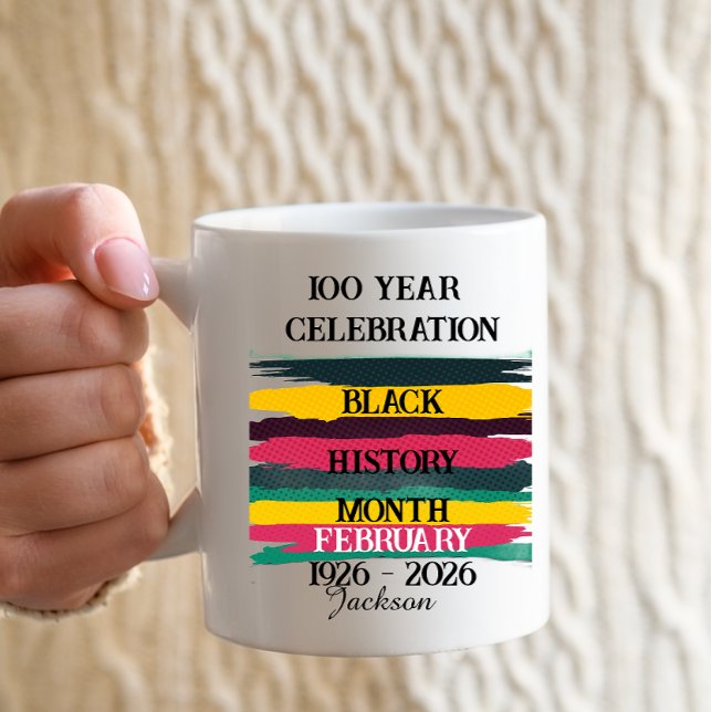 100 year celebration black history month 2026 coffee mug (Creator Uploaded)