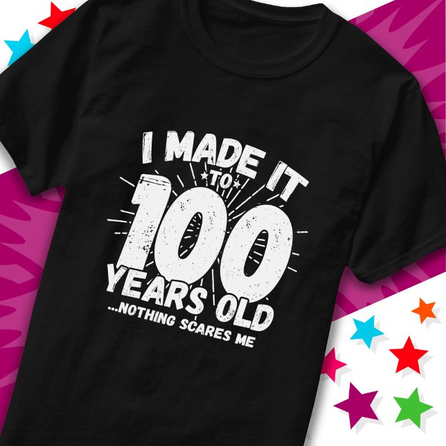 100 Year Old Sarcastic Meme Funny 100th Birthday T-Shirt (Creator Uploaded)