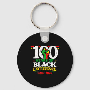 100 Years Black Excellence Centennial Keychain