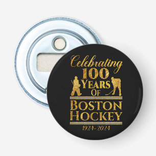 100 Years Of Boston Hockey Bottle Opener