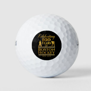 100 Years Of Boston Hockey Golf Balls