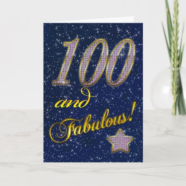 100e fête d'anniversaire Invitation (Devant)