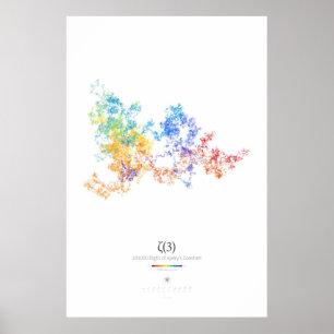 100k Digits of Apéry's Constant (light) Poster