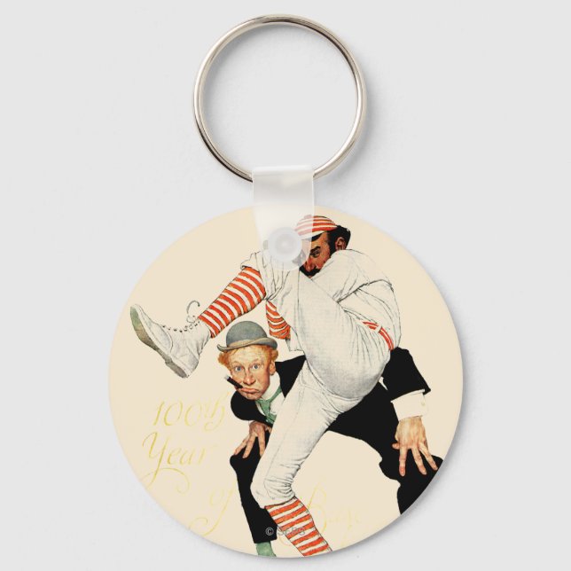 100th Anniversary of Baseball Keychain (Front)