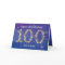 100th Birthday - Blue Gold Star Number - OLD