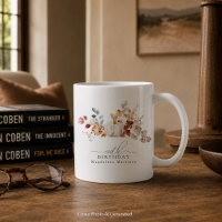 100th Birthday Gift White Pumpkin Fall Flowers