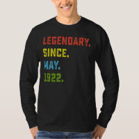 100th Birthday  Legendary Since May 1922 100 Years