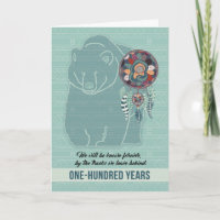 100th Birthday Native American Bear Theme