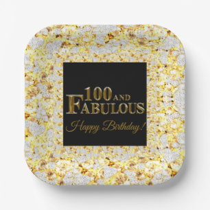 100th Birthday  Paper Plate