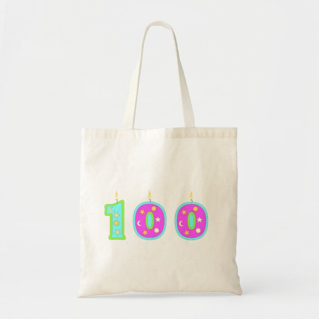 100th Birthday Tote Bag (Front)