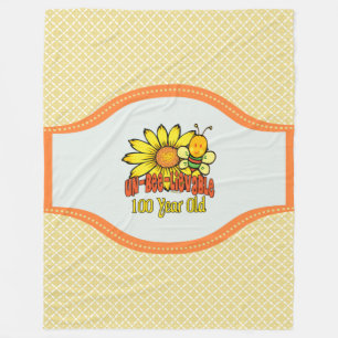 100th Birthday - Unbelievable at 100 Years Old Fleece Blanket