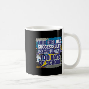100th Day Funny Outfit Girls & Student 100 Day Coffee Mug