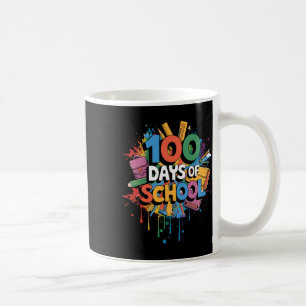 100th Day Funny Outfit Teacher & Student 100 D Coffee Mug