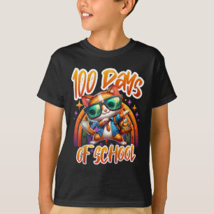 100th Day Funny Outfit Teacher & Student 100 D T-Shirt
