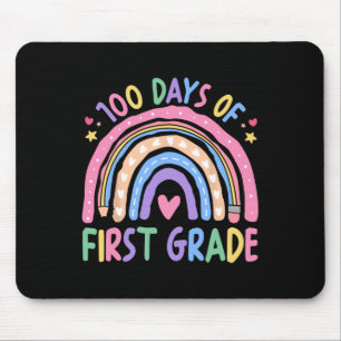100th Day Of 1st Grade Teacher Kids 100 Days Smart Mouse Pad