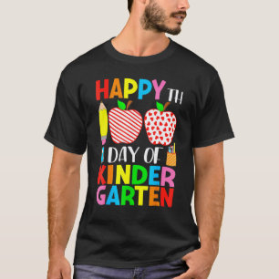 100th Day Of Kindergarten Teacher & Student Hearts T-Shirt