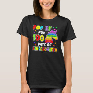 100th Day Of School 100 Days Of Kindergarten Unico T-Shirt