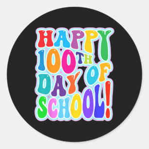 100th Day Of School 100 Days Of School 2  Classic Round Sticker