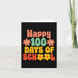 100th Day Of School 100 Days Of School  Card