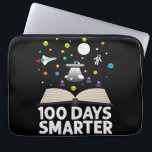 100th Day Of School 100 Days Smarter Books Space  Laptop Sleeve<br><div class="desc">100th Day Of School 100 Days Smarter Books Space Lover Gift</div>