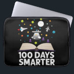 100th Day Of School 100 Days Smarter Books Space Laptop Sleeve<br><div class="desc">100th Day Of School 100 Days Smarter Books Space Lover Gift</div>