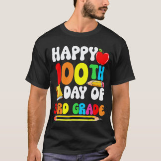 100th Day Of School 3rd grade Teacher 100 Days Sma T-Shirt