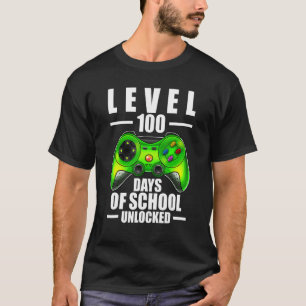 100th Day Of School Boys 100 Days Of School Gaming T-Shirt
