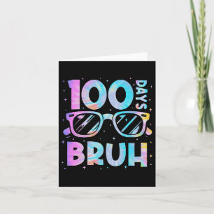 100th Day Of School Boys I Crushed 100 Days Of Sch Card