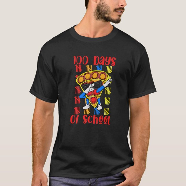 100Th Day Of School Dabbing Fidget Toy T-Shirt (Front)