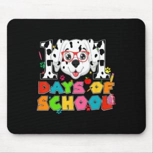 100th Day Of School Dalmatian Dog 100 Days Of Scho Mouse Pad
