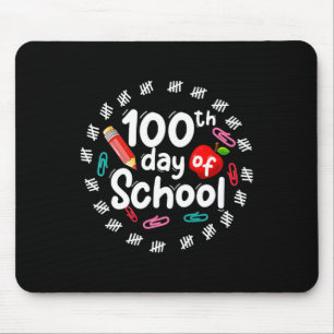 100th Day Of School For Teachers Kids 100 Days Sma Mouse Pad