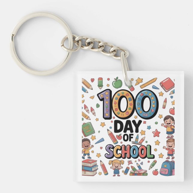 100th Day of School Fun T-Shirt | Colorful Kids &  (Devant)