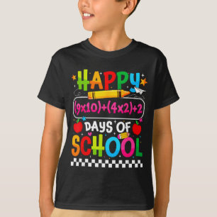 100th Day Of School Happy 100 Days Math Equation T T-Shirt