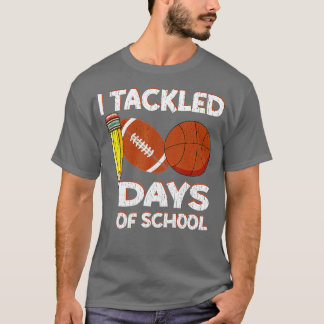 100th Day of School - I Tackled 100 Days Of School T-Shirt