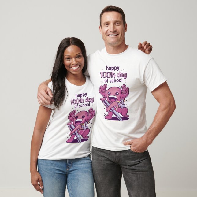 100th day of school invitation T-Shirt (Unisex)