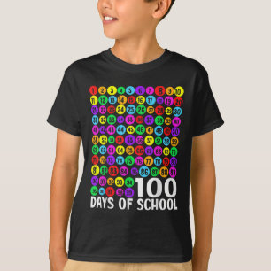 100th Day Of School Kids 100 Days Learning Math Nu T-Shirt