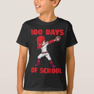 100th Day Of School Kids Baseball 100 Days Of Scho T-Shirt