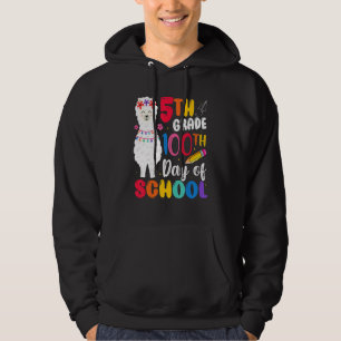 100th day of school No Prob Llama Happy 100th day Hoodie