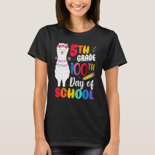 100th day of school No Prob Llama Happy 100th day T-Shirt