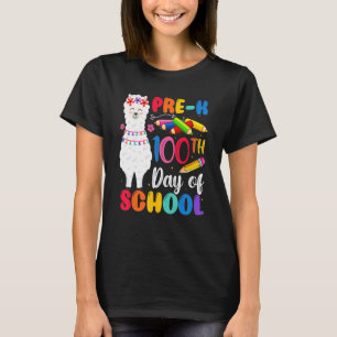 100th Day Of School No Prob Llama Happy 100th Day T-Shirt