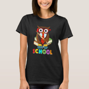 100th Day of School Owl Gift Teacher Student Kids  T-Shirt