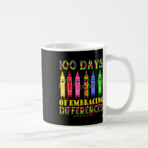 100th Day Of School Shirts Embrace Differences Aut Coffee Mug