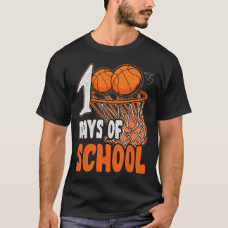 100th Day Of School Sketll Kids 100 Days Of School T-Shirt