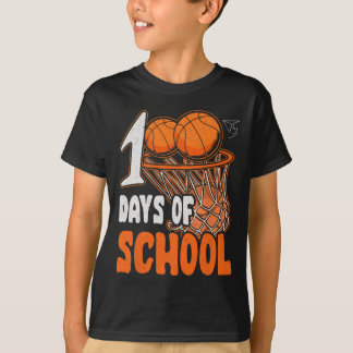 100th Day Of School Sketll Kids 100 Days Of School T-Shirt